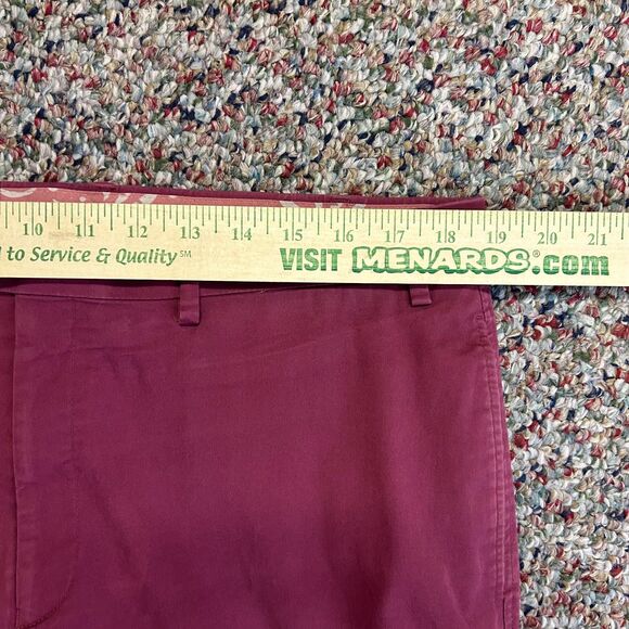 Lauren Ralph Lauren Raspberry Red Straight Leg Classic Chino Pants Size 36 X 32 - Picture 8 of 11
